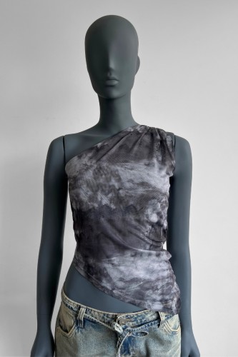 Top Mesh Gris