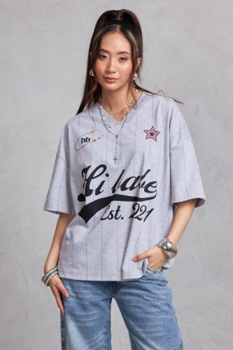 Polo Bloke Core Grey Line